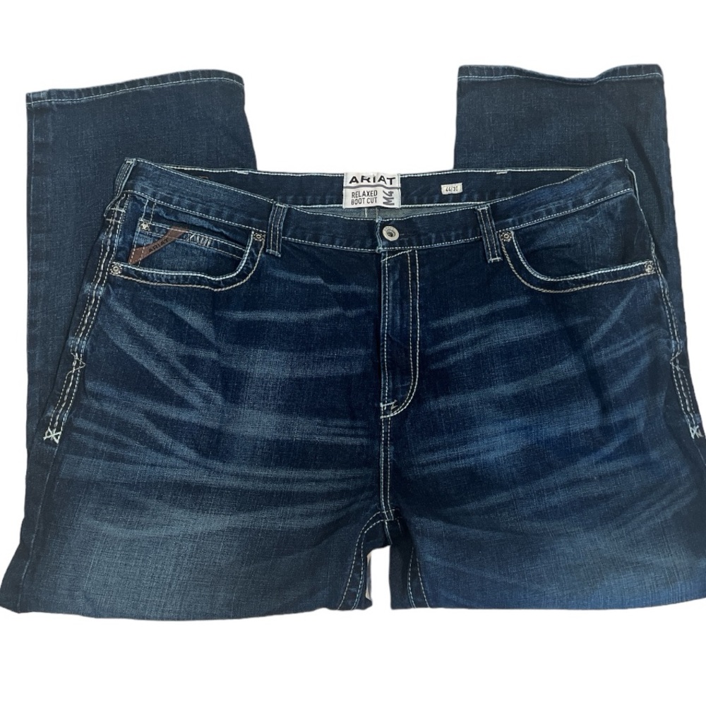 ARIAT | BIG & TALL MEN’s M4 ADKINS TURNOUT BOOT CUT JEANS Size 44 - Picture 3 of 7